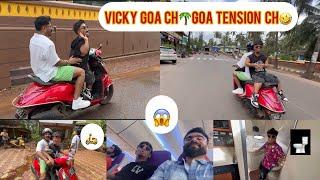 VICKY GOA CHGOA TENSION CH| MONSOON️|STREET FOOD|FUNNY TOUR|BEACH️||SAJANJAGPALPURIA||NEW￼