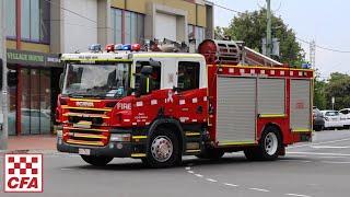 *Carson Dual Wail/Yelp* - CFA | Werribee Pumper Turning Out Code 1 to Alarm Operating in Werribee