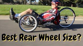 What's The Best Size Rear Wheel For A Recumbent Trike?