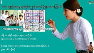 ဗမာ့ ဗျည်းအက္ခရာအုပ်စု နှင့် သတ်ပုံများအကြောင်း