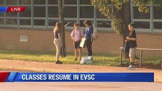 School is back in session for EVSC students