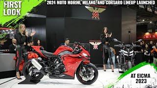 2024 Moto Morini Corsaro 750, Corsaro Sport, X-Cape 1200 And Milano Showcased At EICMA 2023