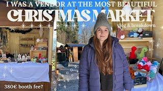 Crochet Market Vlog ️// craft fair vlog, small business owner, vendor booth setupholiday market