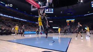 John Konchar blocks Anthony Davis dunk attempt! 4/19/23