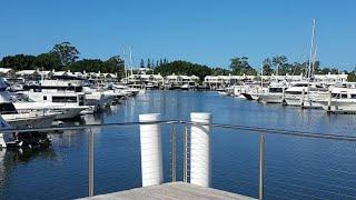 DRIVING THROUGH SANCTUARY COVE, GOLD COAST QUEENSLAND, AUSTRALIA