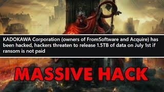 Kadokawa Owners of FromSoftware Hacked with 1.5TB Data Stolen and Will Release on July 1st