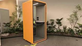 Hecor Portable office pod #soundproofing #acousticbooth #silentpod #officepod #meetingpod