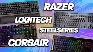 Flagship Gaming Keyboard Roundup 2020 | Comparing Razer Steelseries Corsair & Logitech