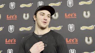 Postgame 12/7 - Brendan Brisson