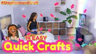 DIY - How to Make: 14 EASY Quick Crafts | Nintento Switch | Snacks | #StayHomeandCraft #WithMe