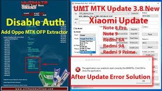 UMTv2 MTK 3.8 New Update This Application was unable to start correctly (0xc000007b) Error Solution