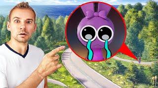 Drone Catches Sprunky Pinky - She Lost Her Mom | Anglikosik in English