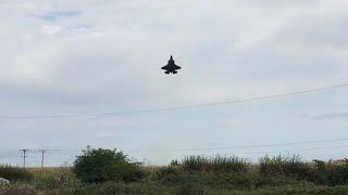 F-35A hard pull up quick climb at RAF Lakenheath