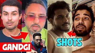 DHRUV RATHEE on YOYO & BADSHAH | KALAM INK SHOTS ON KING | SAMAY RAINA ON ROHIT ZONE