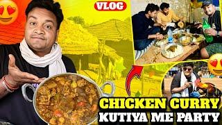 There will be a chicken party in the hut today  || It was very late today, I made chicken || #ch...