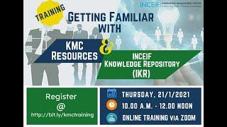 KMC Training: Getting to Know KMC Resources (Semester January '21)