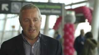 Winning The Giro - Stephen Roche at Dublin Airport