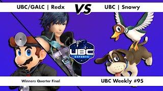 UBC Weekly #95 - Winners Quarter Final - UBC/GALC | Redx (Chrom Dr Mario) Vs UBC | Snowy (Duck Hunt)