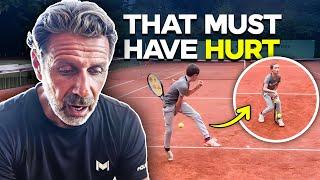 I react to viral tennis videos