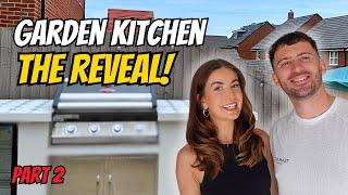 BUILDING OUR DREAM OUTDOOR KITCHEN... the reveal!