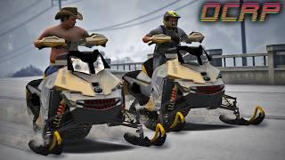 Snowmobile Shenanigans in GTA RP | OCRP