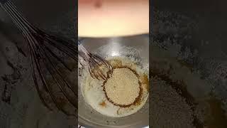 Mixing Sugar Into Melted Butter