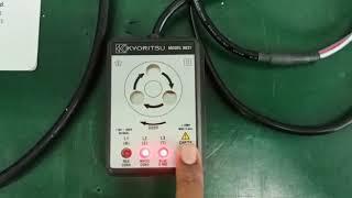 Kyoritsu 8031 Phase Indicator Repair and Calibration by Dynamics Circuit (S) Pte. Ltd.