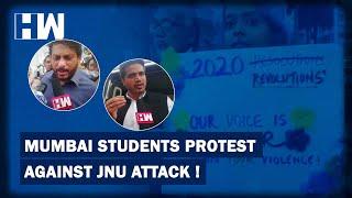 Mumbai Students Protest Against JNU Attack, Shout Slogans Against ABVP | HW News English