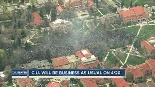 University of Colorado-Boulder anticipates uncharacteristically mellow 4/20