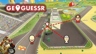 Mario Kart Wii, but it's Geoguessr