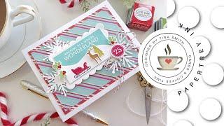 Papertrey Ink IG Hop & Giveaway | Iconic Christmas | DIY Card by Tina Smith