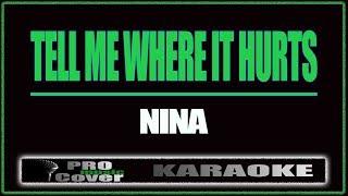 Tell me whre it hurts - NINA (KARAOKE)