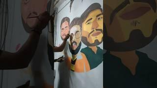 wall painting work #art  #trendingshorts #pubgmobile  #youtubeshorts #youtubefeed #dailyvlog