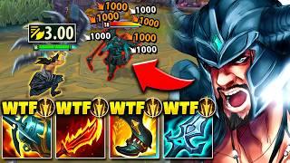Tryndamere but I attack so fast it looks like I'm hacking... (MY SWORD IS WEIGHTLESS)
