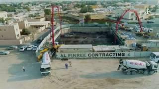 Al Fikree Contracting LLC, Dubai - Raft Concrete Pour