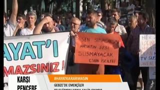 Karşı Pencere - Gebzeli işçi ve emekçiler Hayatın Sesi'ne destek verdi