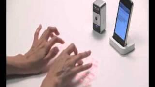 JFW Trade - Celluon Magic Cube - Worlds only virtual projection keyboard and multi-touch mouse.avi