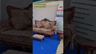 Wooden Royal Carved Sofa Set In Sheesham Wood, Saharanpur Furniture Market