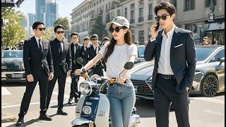 A Girl on an Electric Bike Accidentally Hits a Billionaire CEO and Becomes His Wife.