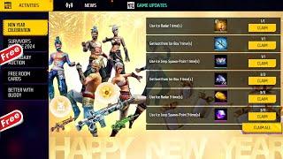 FREE FIRE NEW EVENT | NEW YEAR EVENT FREE FIRE | 31 DECEMBER EVENT FREE FIRE |  FF NEW EVENT