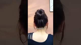 try this bun hacks #hairstyle #amazinghacks #easyhairstyle #bunhairstyle #hairtutorial  #trending