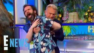 See Pat Sajak Put Wrestling Move On "Wheel of Fortune" Winner | E! News