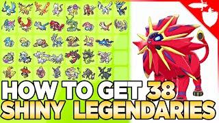 How to Get 38 Shiny Legendary Pokemon & Shiny Odds - Sword & Shield Crown Tundra Dynamax Adventures