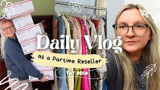 Poshmark Reseller Day In The Life! Daily Vlog! Goodwill Bins Thrift Haul! Making Money Online!