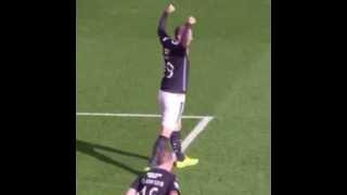 Scottish Soccer Players Celebrate Goal with Randy Orton 'RKO' Move