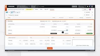 Procore Estimating Demo