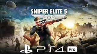 Sniper Elite 5 PS4 Pro Gameplay - First 50 minutes