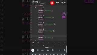 #42 C programming | switch case | #c_language #coding #teach_techno  #c_programming_for_beginners