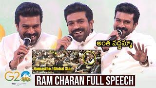 Ram Charan Excellent Speech At G20 Summit | Ram Charan At G20 Summit Srinagar | News Buzz