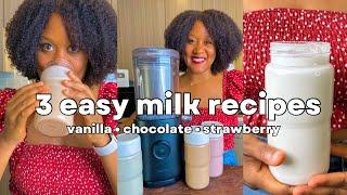 3 EASY VEGAN MILK RECIPES  NAMA M1 PLANT-BASED MILK MAKER